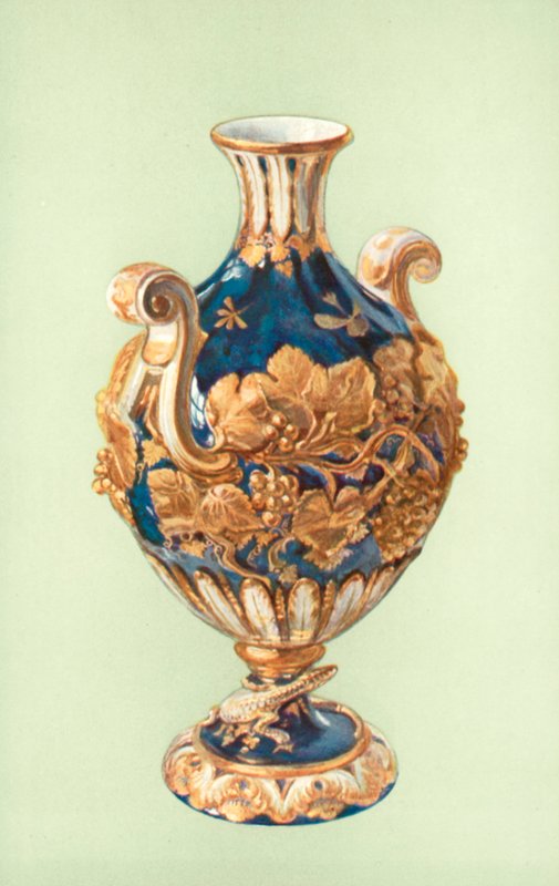 Vaso, Chelsea, blu Mazarine da William Gibb
