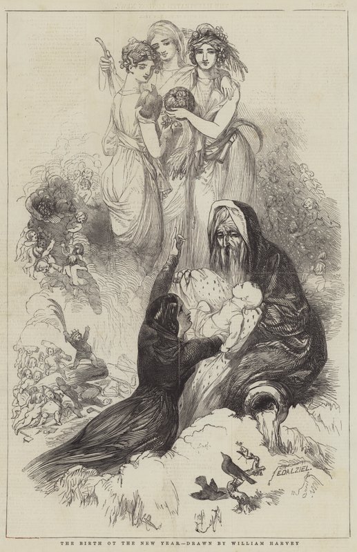 La nascita del nuovo anno da William Harvey