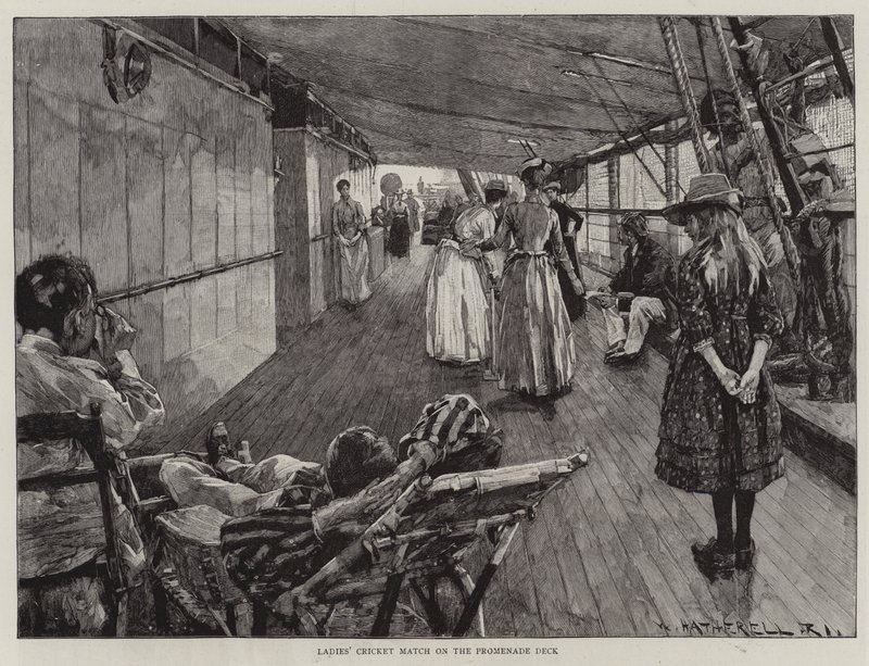 Vita in mare su un transatlantico australiano da William Hatherell