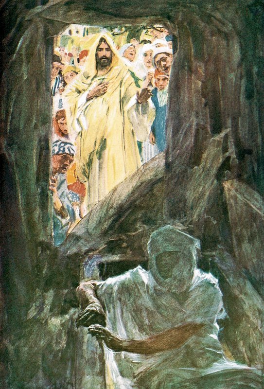 La resurrezione di Lazzaro da William Hatherell