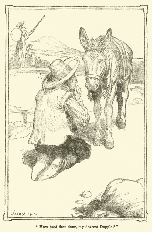 Illustrazione per Don Chisciotte da William Heath Robinson