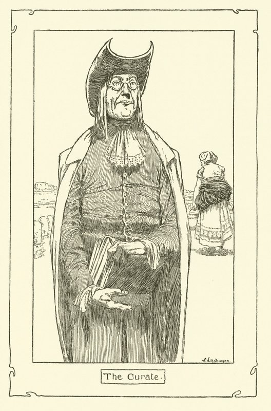 Illustrazione per Don Chisciotte da William Heath Robinson