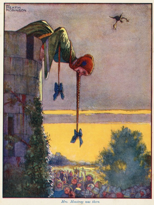 Mrs Mowbray era lì da William Heath Robinson