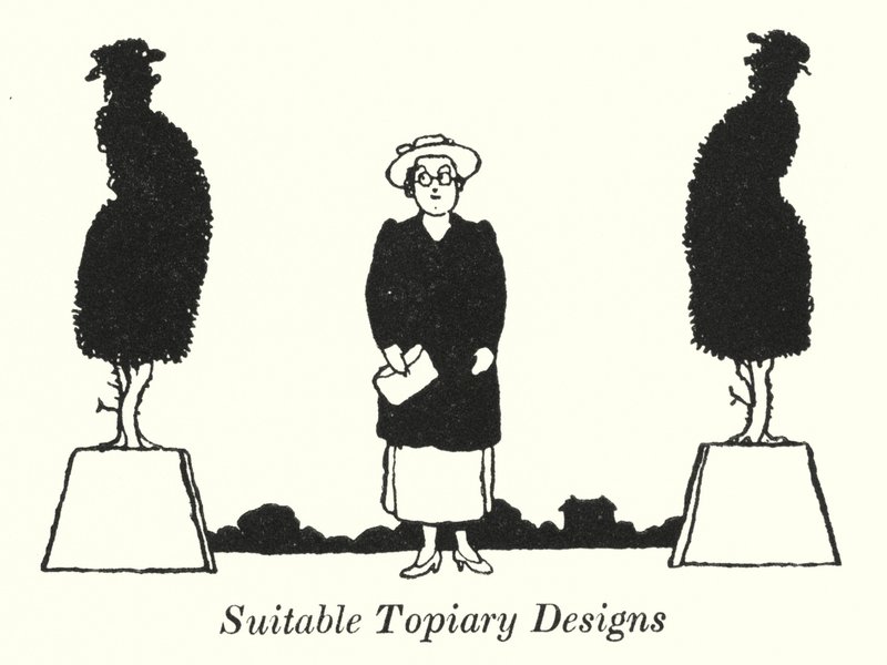 Progetti di Topiaria Adatti da William Heath Robinson