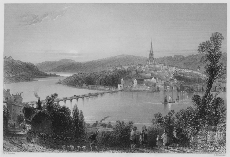 Londonderry (incisione) da William Henry (after) Bartlett