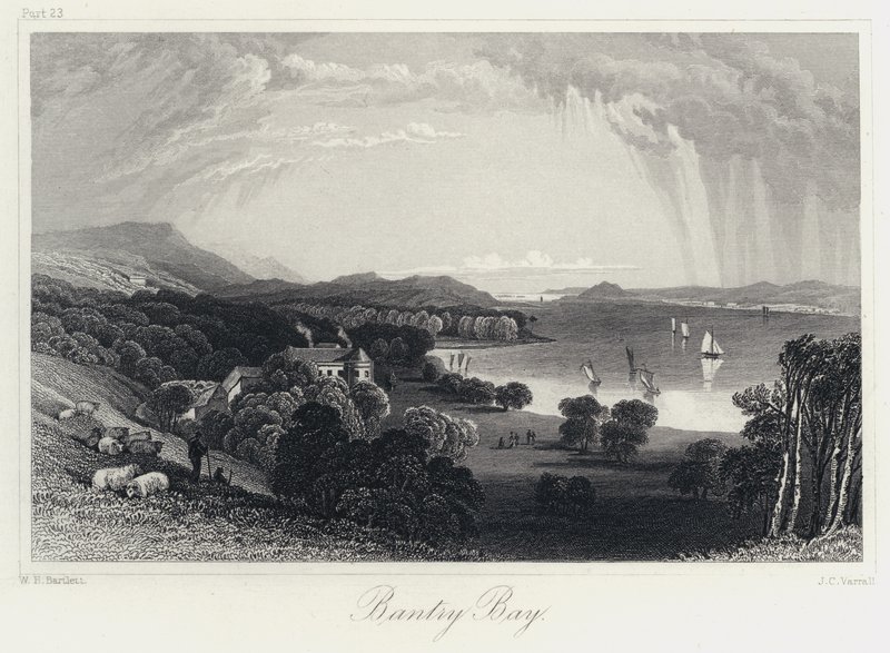Baia di Bantry (incisione) da William Henry Bartlett
