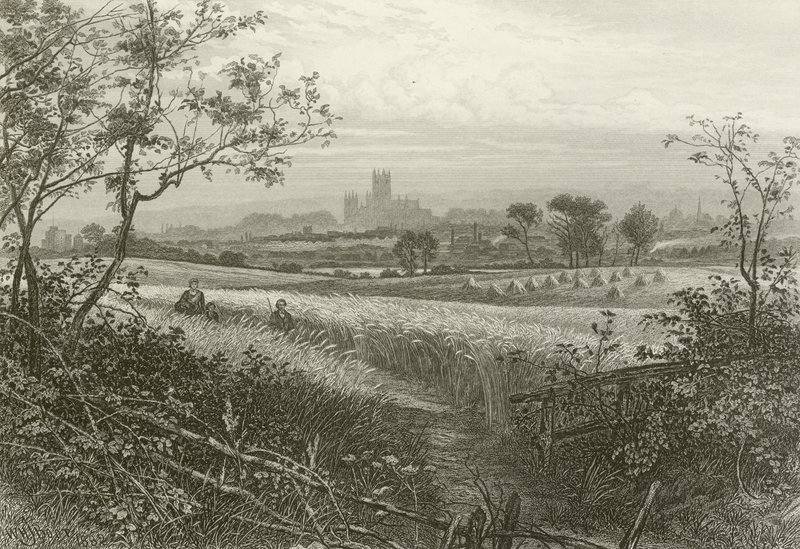 Cattedrale di Canterbury, da Harbledown da William Henry James Boot