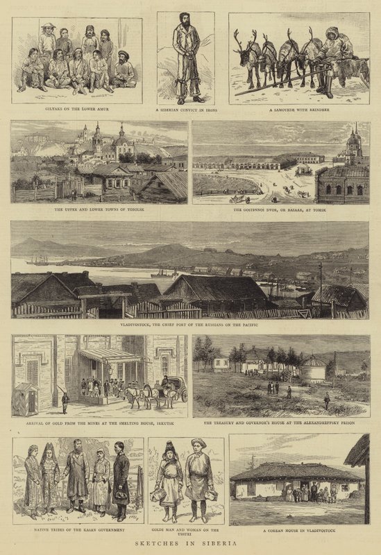 Schizzi in Siberia da William Henry James Boot