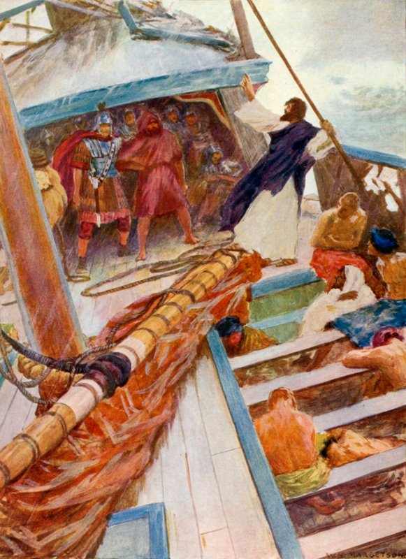Naufragio di Paolo da William Henry Margetson