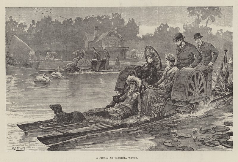 Un picnic a Virginia Water da William Heysham Overend