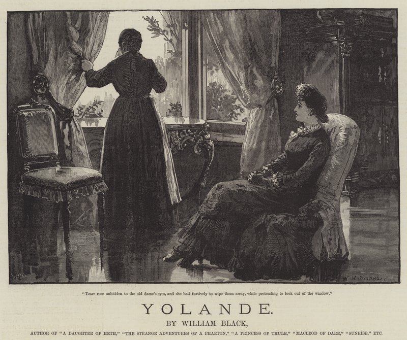 Yolande, di William Black da William Heysham Overend