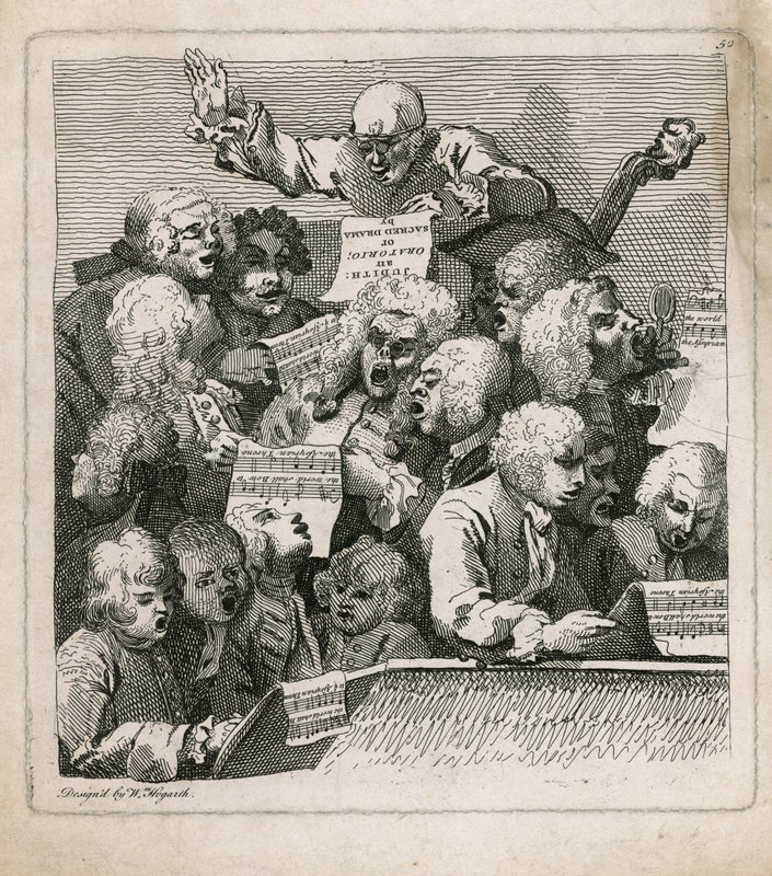 Musicisti da William Hogarth