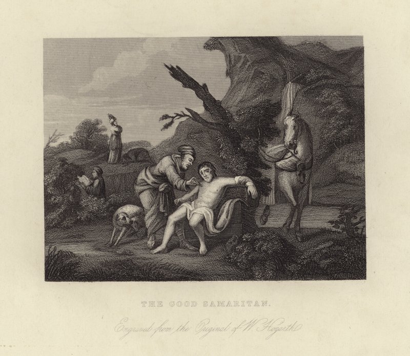 Il buon samaritano da William Hogarth