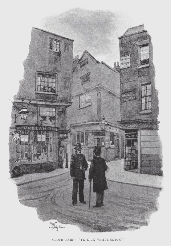Cloth Fair, "Ye Dick Whittington" da William Luker