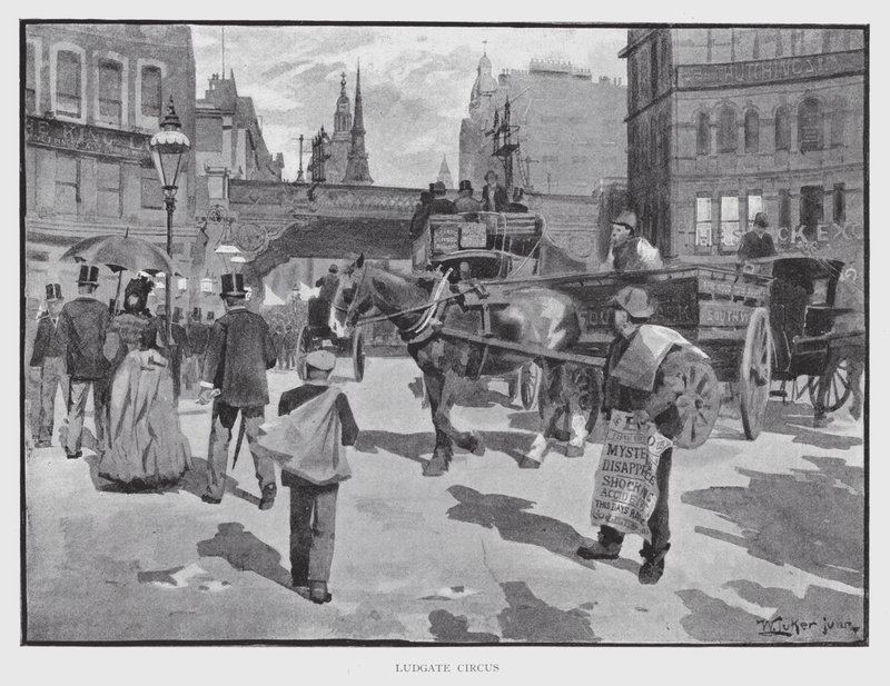 Ludgate Circus da William Luker