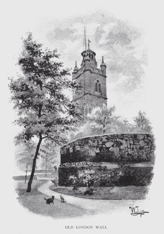 Vecchio muro di Londra da William Luker