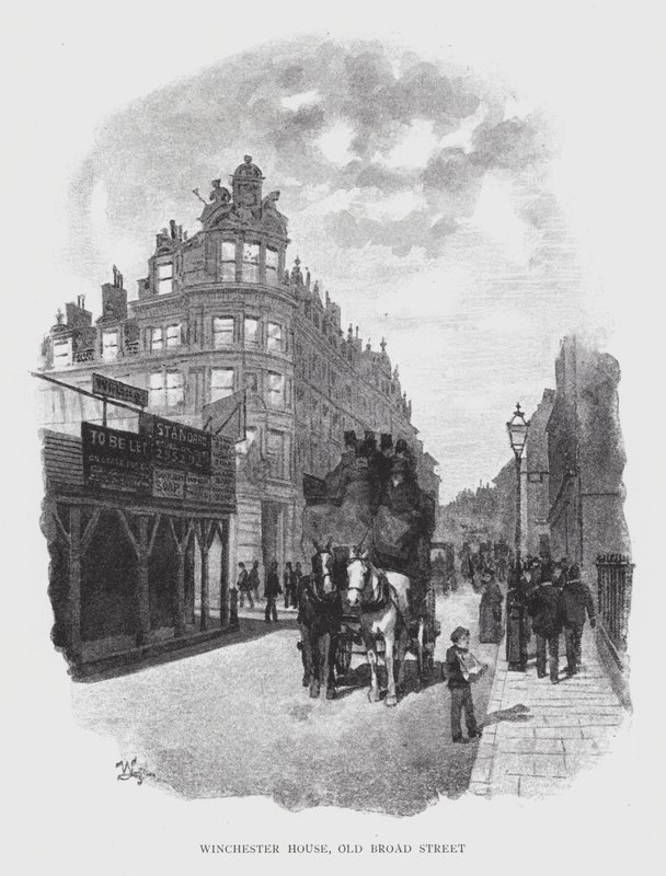 Winchester House, Old Broad Street da William Luker
