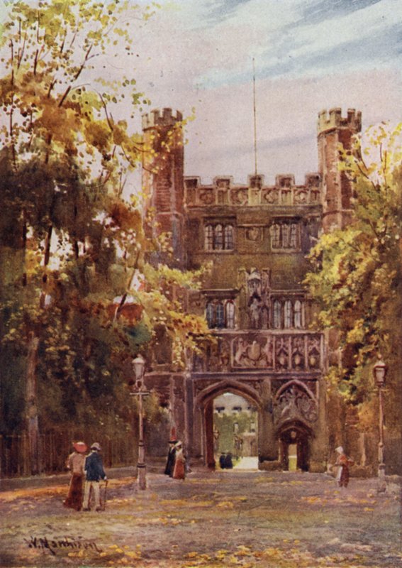 Il cancello del Trinity College da William Matthison
