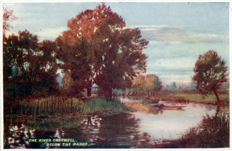 Il fiume Cherwell, sotto i parchi da William Matthison
