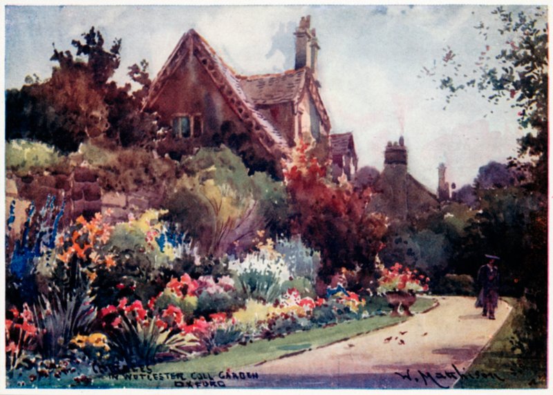 Giardino del Worcester College da William Matthison