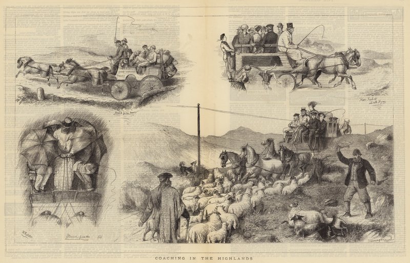 Viaggio in carrozza nelle Highlands da William Ralston
