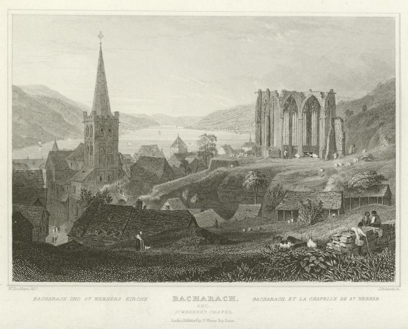 Bacharach e la Cappella di San Werner da William Tombleson