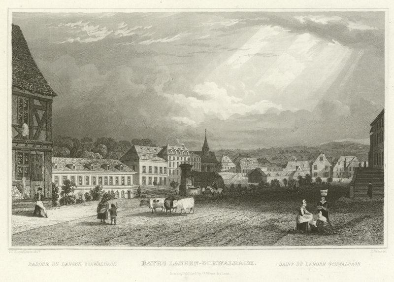 Bagni Langen-Schwalbach da William Tombleson