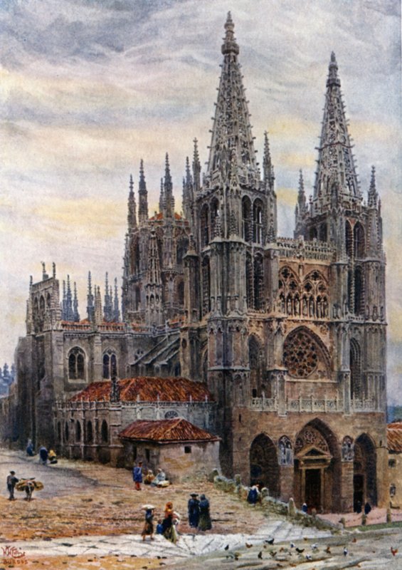 Burgos, la cattedrale da William Wiehe Collins