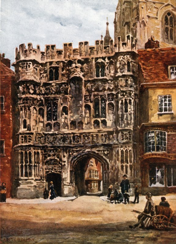 Canterbury, il cancello di Christchurch da William Wiehe Collins