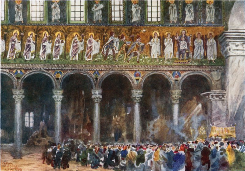 Ravenna, S. Apollinare Nuovo da William Wiehe Collins