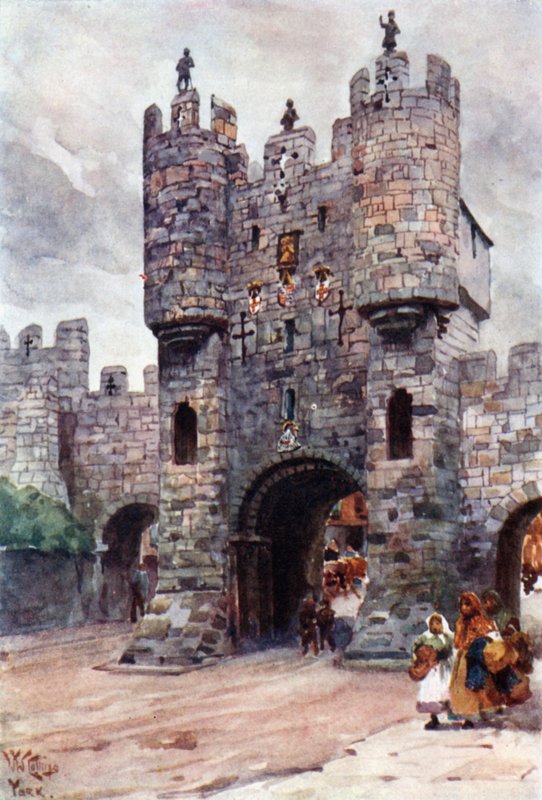 York, Micklegate Bar da William Wiehe Collins
