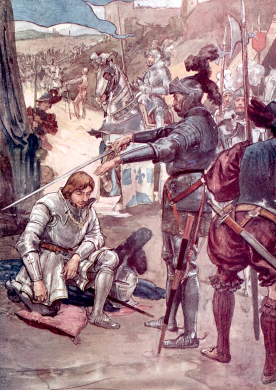 Re Francesco I e Cavaliere Bayard da William after Rainey
