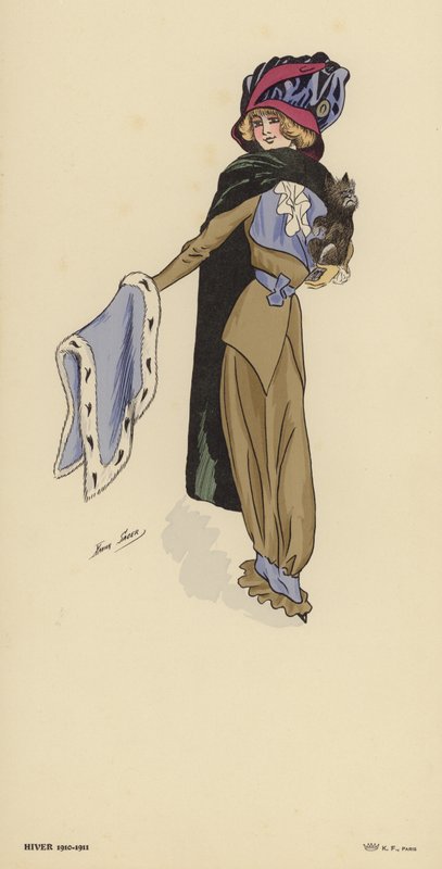 Mode invernali 1910-1911 da Xavier Sager