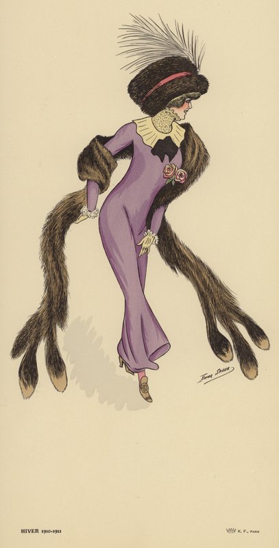 Mode invernali 1910-1911 da Xavier Sager
