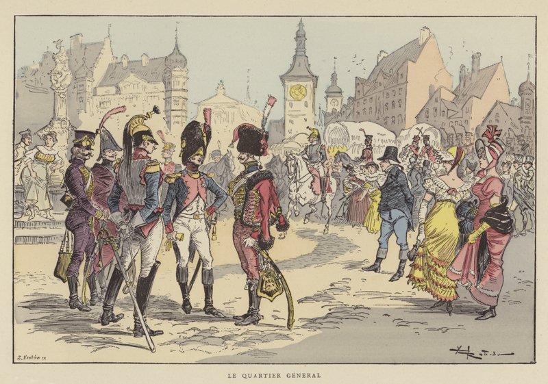 Il quartier generale da after Albert Robida