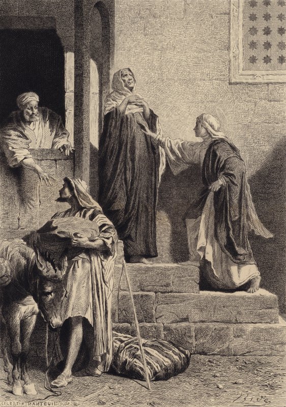 Maria ed Elisabetta da after Albert Robida