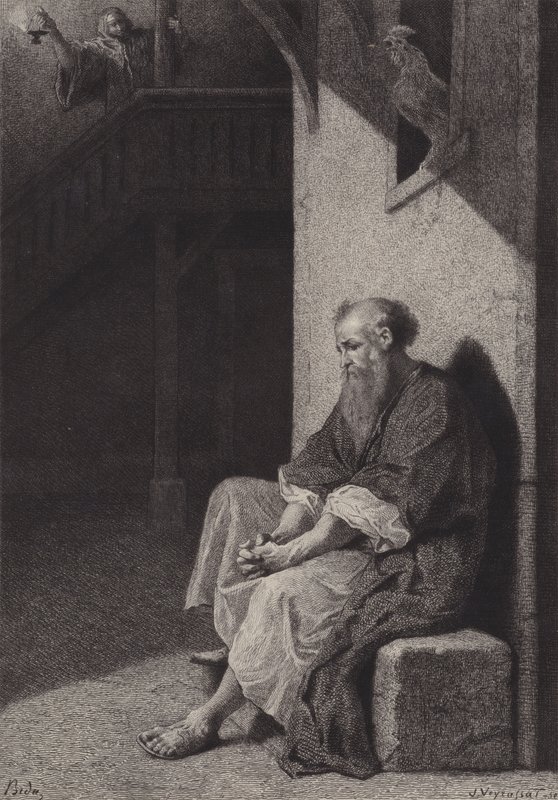 Il pentimento di Pietro da after Albert Robida