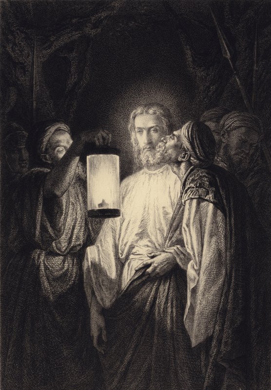 Il tradimento di Giuda da after Albert Robida
