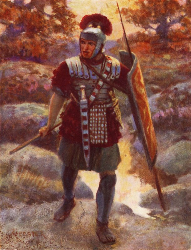 Un centurione in marcia da after Amedee Forestier