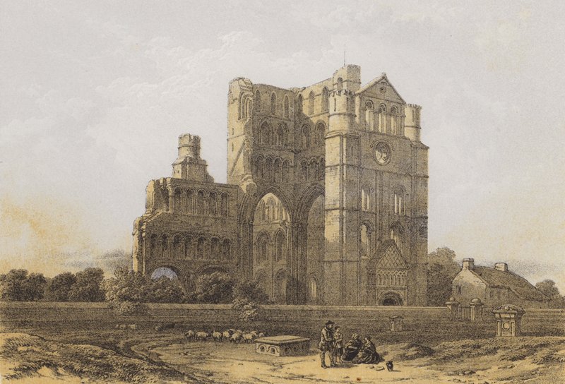 Abbazia di Kelso da after David Roberts