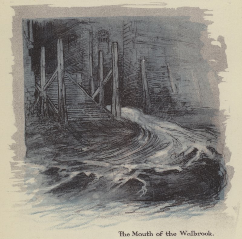 La foce del Walbrook da after Donald Maxwell