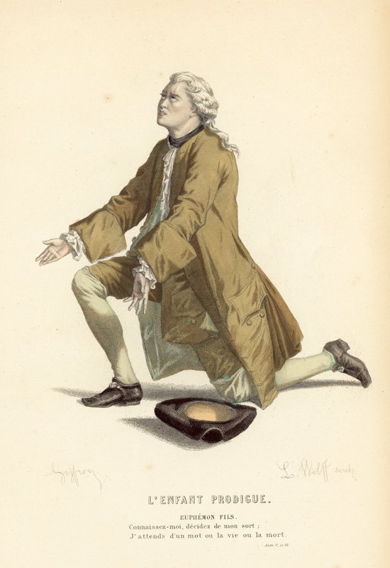 Il Figliol Prodigo, Euphemon Figlio da after Edmond A.F. Geffroy