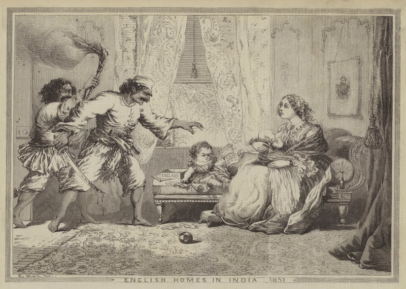 Case inglesi in India, 1857 da after Edward Hull