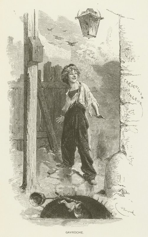 Gavroche da after Emile Antoine Bayard