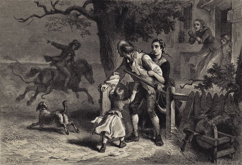 La chiamata alle armi da after Felix Octavius Carr Darley