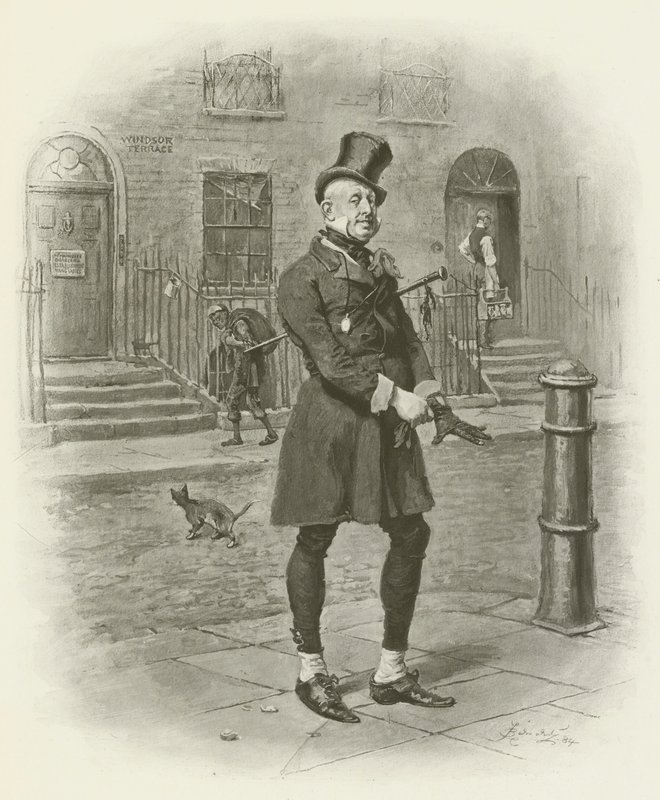 Mr Micawber da after Frederick Barnard
