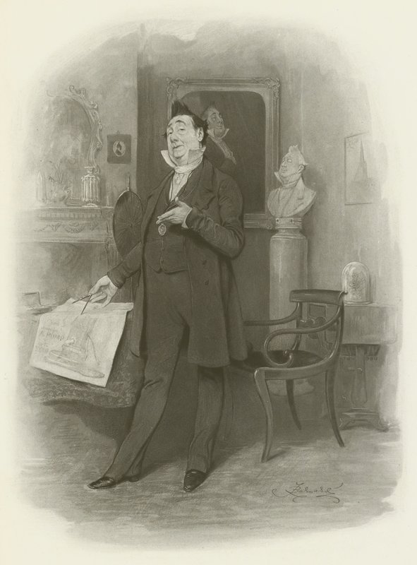 Mr Pecksniff da after Frederick Barnard