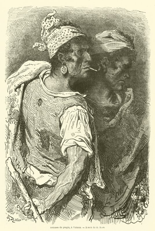 Uomini del popolo, a Valencia da Gustave after Dore
