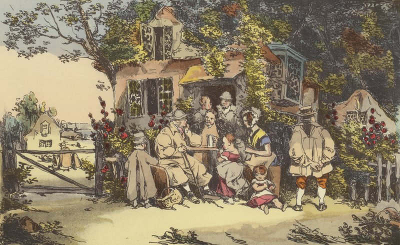 Abitazione di coltivatori da after Henri Bonaventure Monnier
