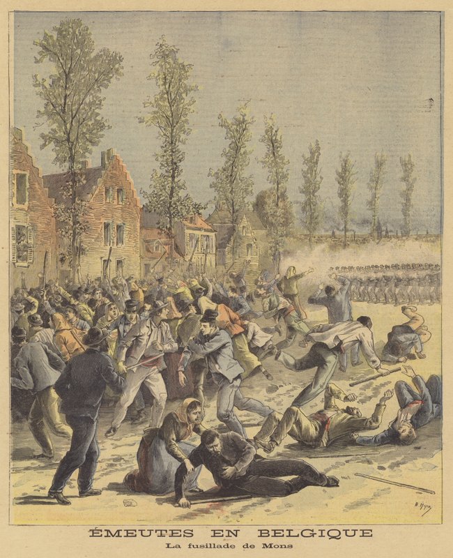 Rivolte in Belgio da after Henri Meyer